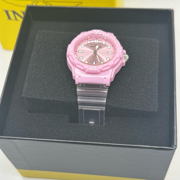 NEW Invicta Celestial Cloud Women\'s Watch - 35mm, Transparent, Pink (49205)